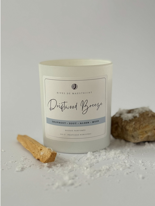 Geurkaars drijfhout fris en maritiem | Driftwood Breeze - Rives de Maestricht