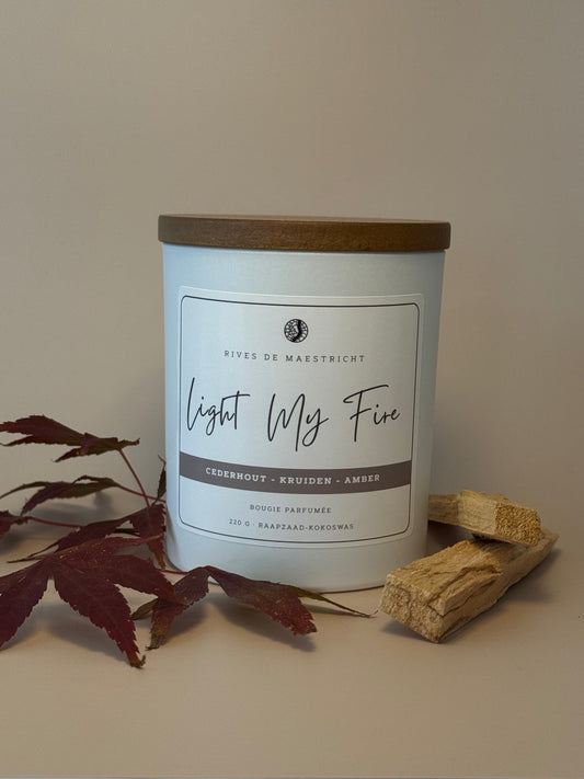 Geurkaars Light My Fire - houten lont