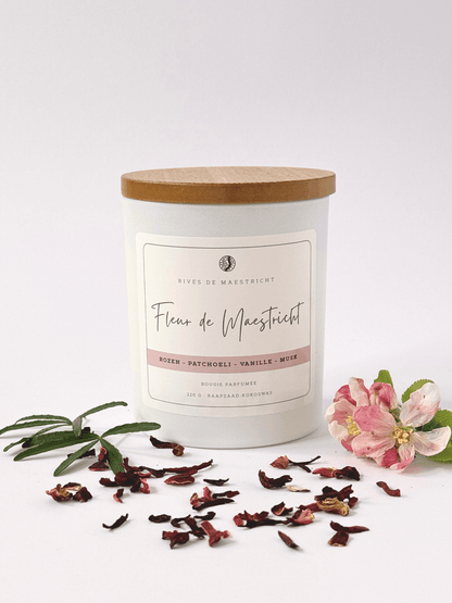 Geurkaars roos en fruitig | Fleur de Maestricht - Rives de Maestricht - Rives de Maestricht