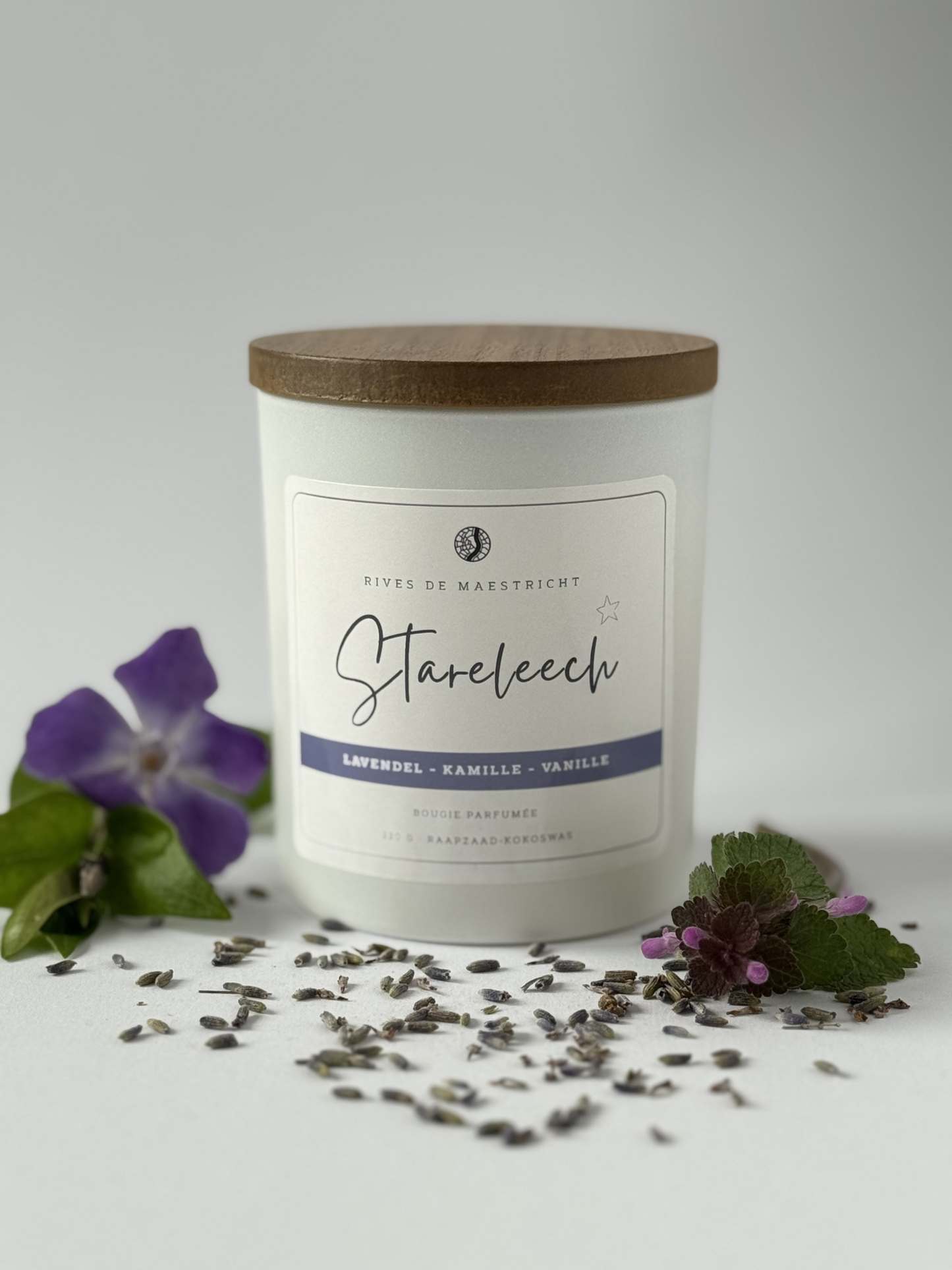 Geurkaars lavendel kamille | Stareleech - Rives de Maestricht