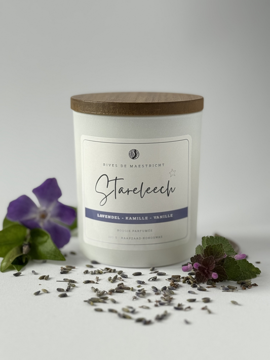 Geurkaars lavendel kamille | Stareleech - Rives de Maestricht