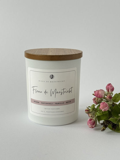 Geurkaars roos en fruitig | Fleur de Maestricht - Rives de Maestricht - Rives de Maestricht